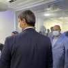 Ex-ministro da Infraestrutura Tarcísio Freitas visita a Santa Casa de Santos