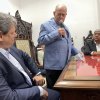 Ex-ministro da Infraestrutura Tarcísio Freitas visita a Santa Casa de Santos