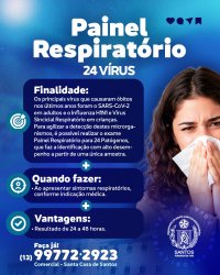 Painel Respiratório para 24 Patógenos